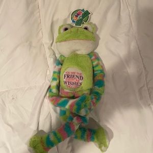 Stuffed frog w/tag